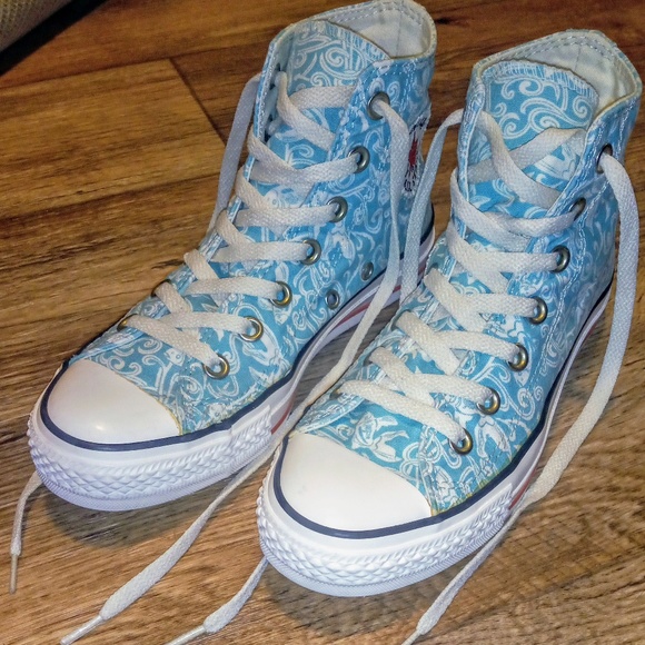 Converse Shoes - CONVERSE UNISEX ALL STAR HITOP KOI FISH PRINT